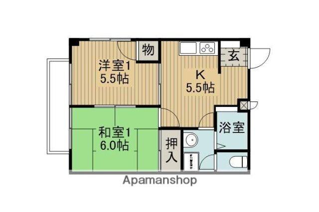 長野県諏訪市大字四賀 茅野駅 2K アパート 賃貸物件詳細