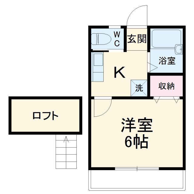 ウッドハウスエム 1階 1K 賃貸物件詳細