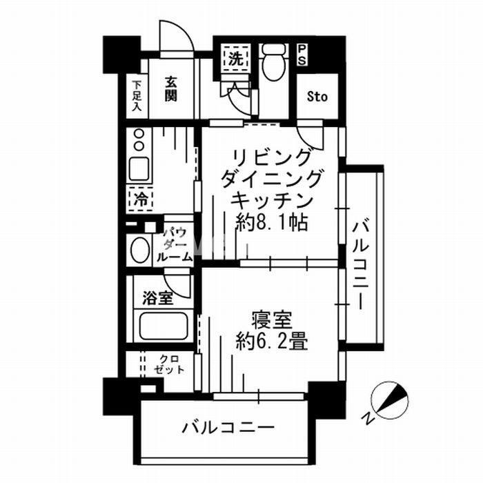 レジディア池尻大橋 15階 1LDK 賃貸物件詳細