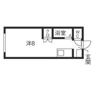カロッツェリア菊水 3階 ワンルーム 賃貸物件詳細