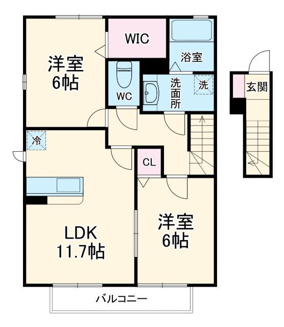 愛知県西尾市中畑町小井戸 西尾駅 2DK アパート 賃貸物件詳細