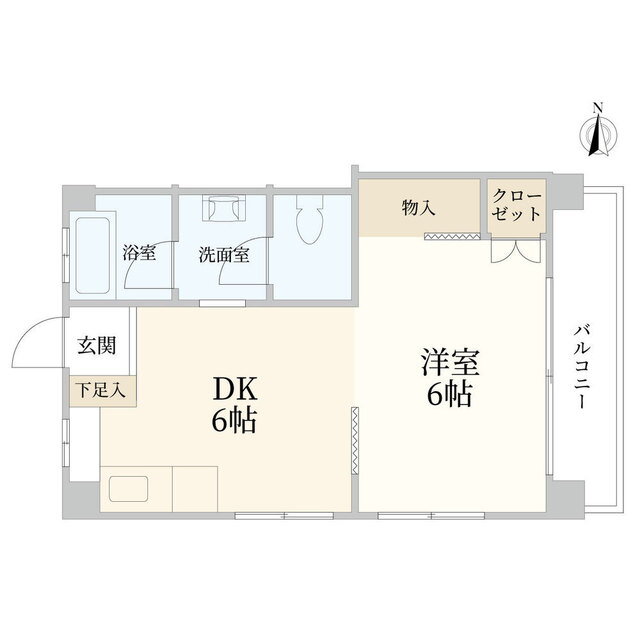 東京都港区芝２ 三田駅 1DK マンション 賃貸物件詳細