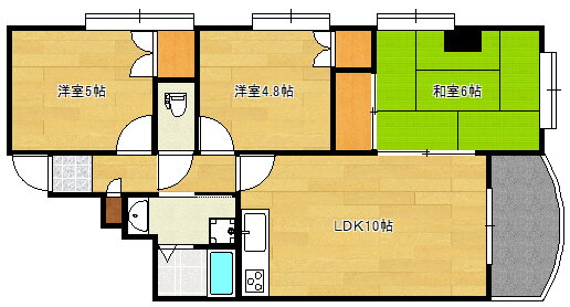 広島県広島市西区中広町１ 寺町駅 3LDK マンション 賃貸物件詳細