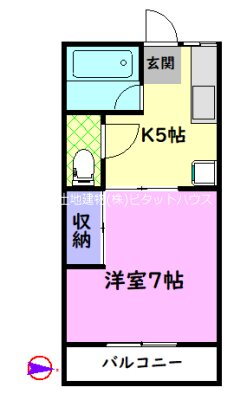 栃木県宇都宮市石井町 宇都宮駅 1K アパート 賃貸物件詳細