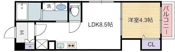 大阪府大阪市西成区玉出中１ 岸里玉出駅 1LDK アパート 賃貸物件詳細