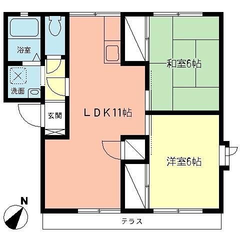 神奈川県藤沢市石川４ 湘南台駅 2LDK アパート 賃貸物件詳細