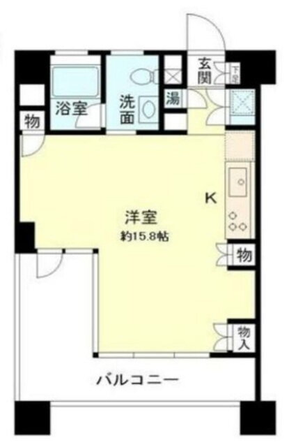 東京都港区芝１ 浜松町駅 ワンルーム マンション 賃貸物件詳細