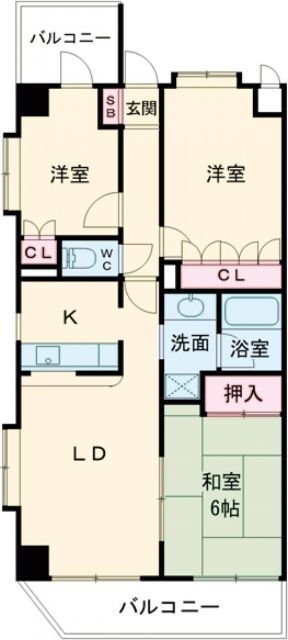 エクレール和光 9階 3LDK 賃貸物件詳細