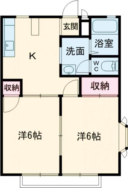 茨城県古河市西牛谷 古河駅 2DK アパート 賃貸物件詳細
