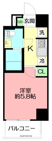 神奈川県平塚市明石町 平塚駅 1K マンション 賃貸物件詳細