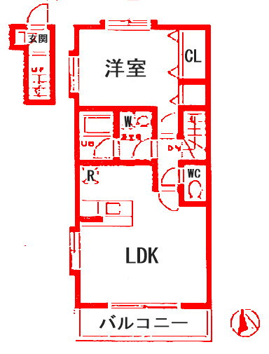 神奈川県横浜市青葉区田奈町 田奈駅 1LDK アパート 賃貸物件詳細