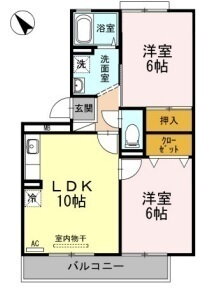 山口県下関市長府才川１ 長府駅 2LDK アパート 賃貸物件詳細