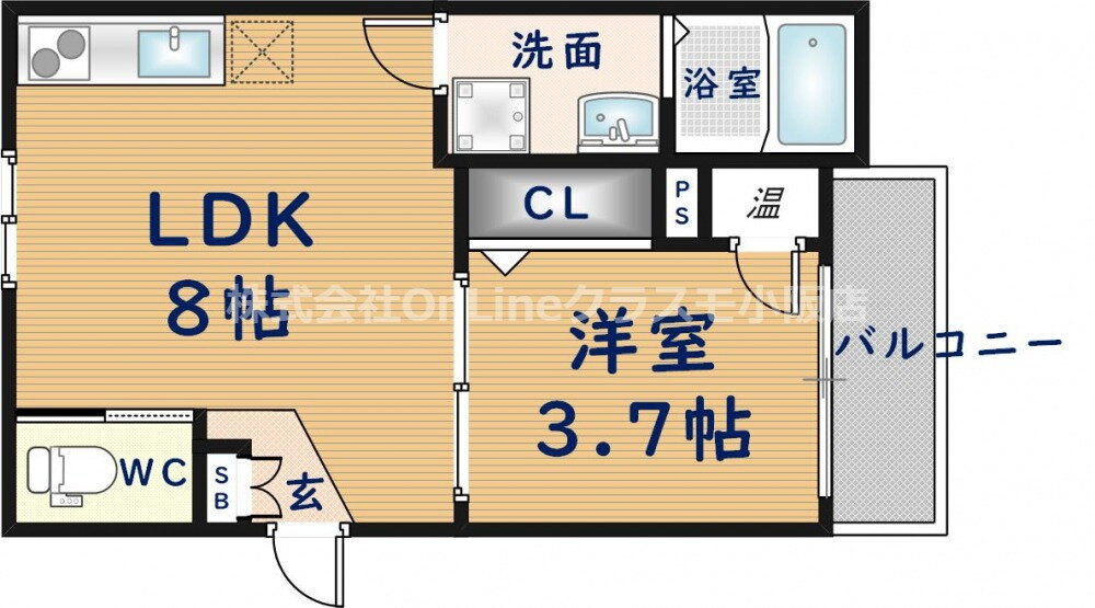 大阪府東大阪市大蓮東２ 弥刀駅 1LDK アパート 賃貸物件詳細