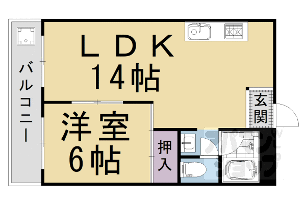 京都府長岡京市友岡１ 西山天王山駅 1LDK マンション 賃貸物件詳細