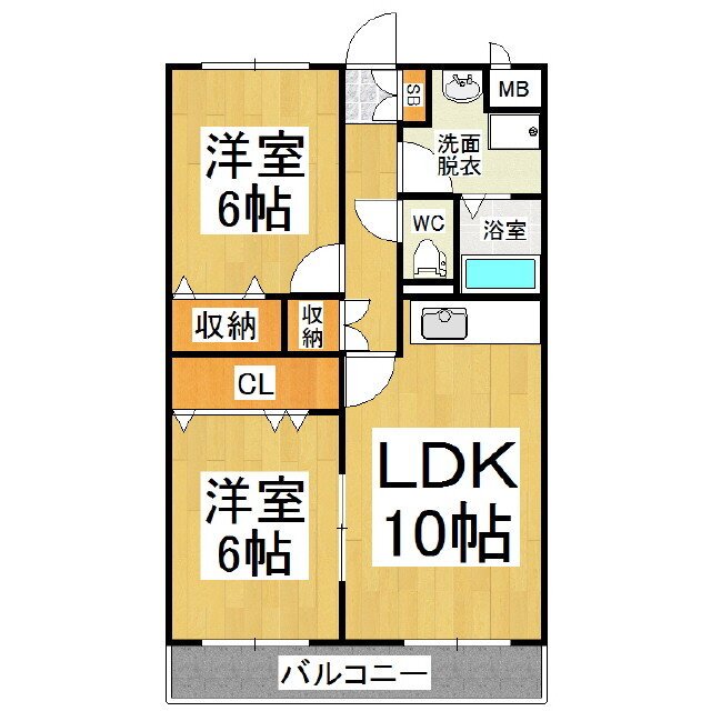 長野県塩尻市大字広丘野村 広丘駅 2LDK マンション 賃貸物件詳細