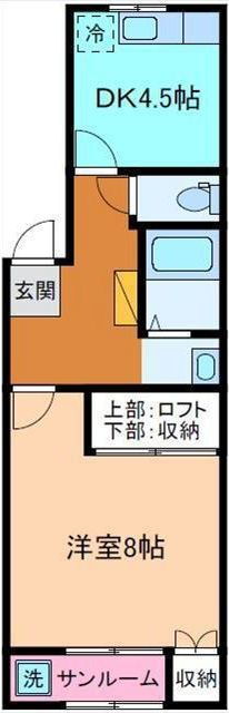石川県金沢市土清水２ 1DK アパート 賃貸物件詳細