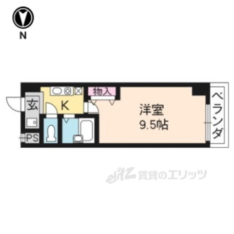サムパティーク山科 6階 1K 賃貸物件詳細