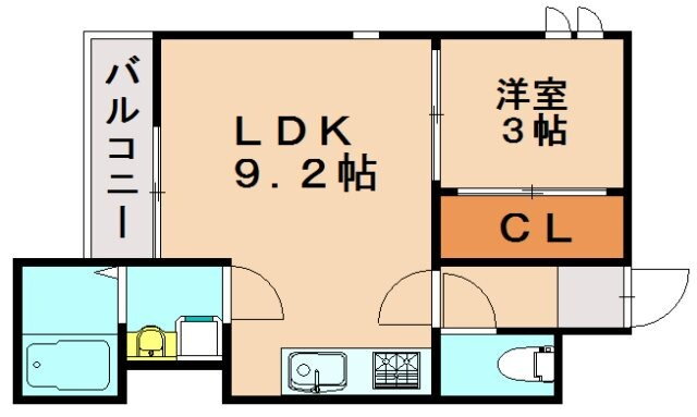 福岡県福岡市博多区美野島２ 博多駅 1LDK アパート 賃貸物件詳細