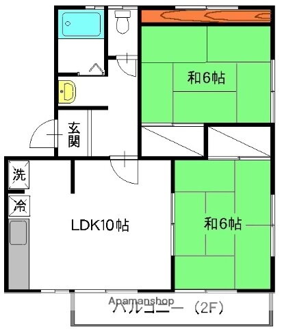 茨城県ひたちなか市大字東石川 勝田駅 2LDK アパート 賃貸物件詳細