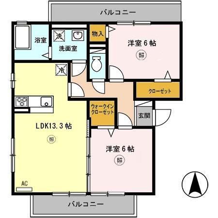 兵庫県神戸市西区二ツ屋２ 明石駅 2LDK アパート 賃貸物件詳細