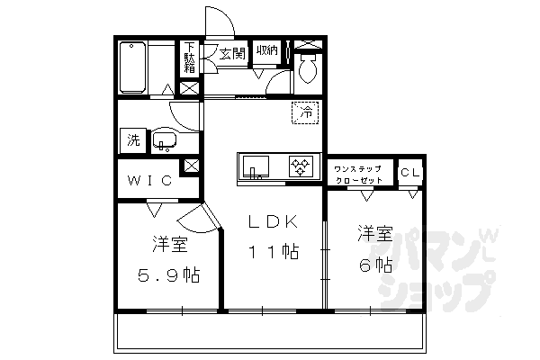 京都府京都市北区上賀茂向縄手町 北山駅 2LDK アパート 賃貸物件詳細