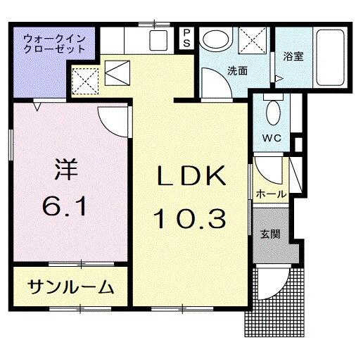 滋賀県東近江市外町 八日市駅 1LDK アパート 賃貸物件詳細