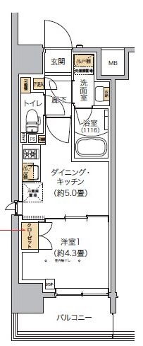 東京都港区海岸３ 田町駅 1DK マンション 賃貸物件詳細
