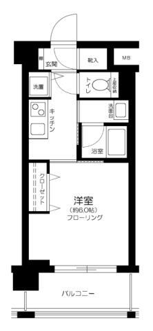 東京都大田区多摩川１ 矢口渡駅 1K マンション 賃貸物件詳細