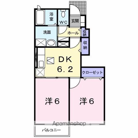 茨城県神栖市知手 鹿島神宮駅 2DK アパート 賃貸物件詳細