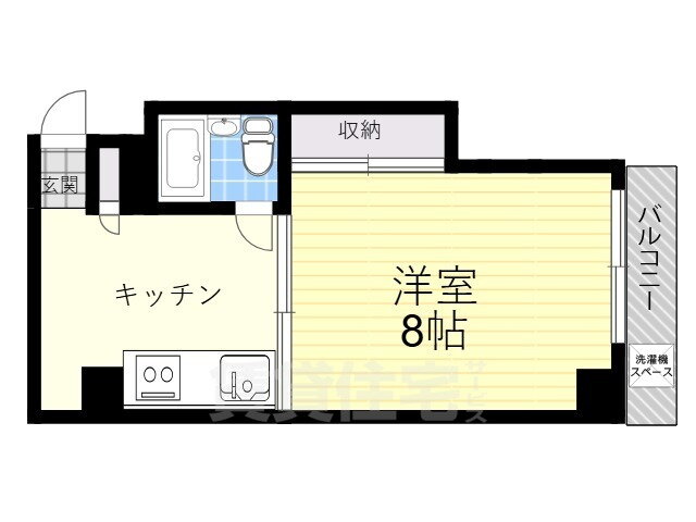 京都府京都市右京区梅津北浦町 西院駅 1K マンション 賃貸物件詳細