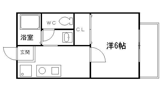 兵庫県西宮市青木町 西宮駅 1K アパート 賃貸物件詳細