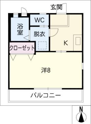 愛知県豊川市野口町新屋敷 八幡駅 1K マンション 賃貸物件詳細