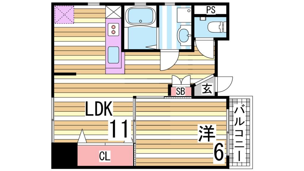 兵庫県神戸市中央区御幸通２ 三ノ宮駅 1LDK マンション 賃貸物件詳細