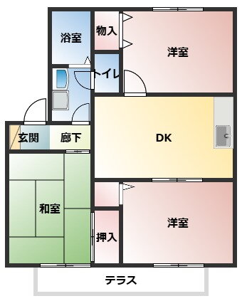 愛知県東海市富貴ノ台４ 新日鉄前駅 3LDK アパート 賃貸物件詳細