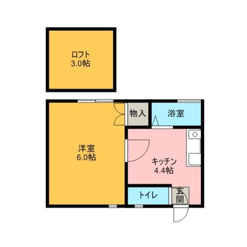 福岡県福岡市西区愛宕４ 室見駅 1K アパート 賃貸物件詳細