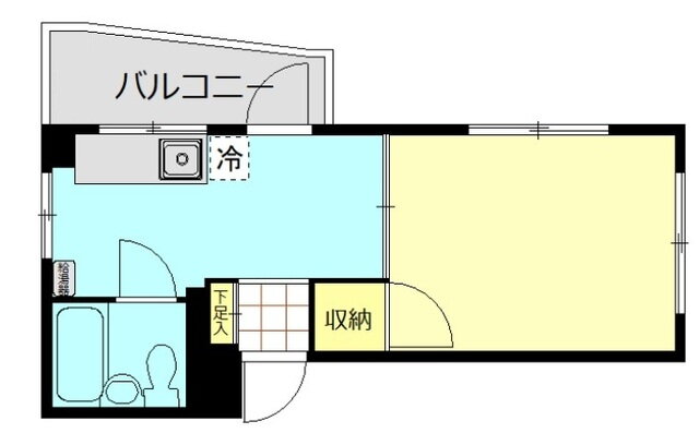 井村ビル 3階 1K 賃貸物件詳細