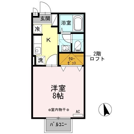 長野県塩尻市大字広丘高出 塩尻駅 1K アパート 賃貸物件詳細