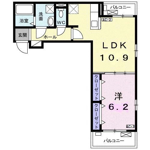 エテルノ・グランデＩ 2階 1LDK 賃貸物件詳細