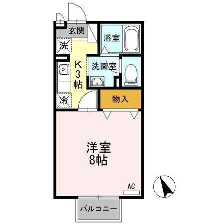 三重県三重郡菰野町大字菰野 中菰野駅 1K アパート 賃貸物件詳細