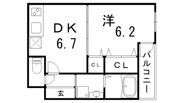 兵庫県神戸市兵庫区浜中町２ 御崎公園駅 1DK アパート 賃貸物件詳細