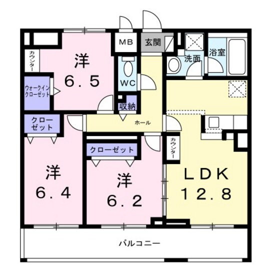 広島県広島市西区高須２ 高須駅 3LDK アパート 賃貸物件詳細