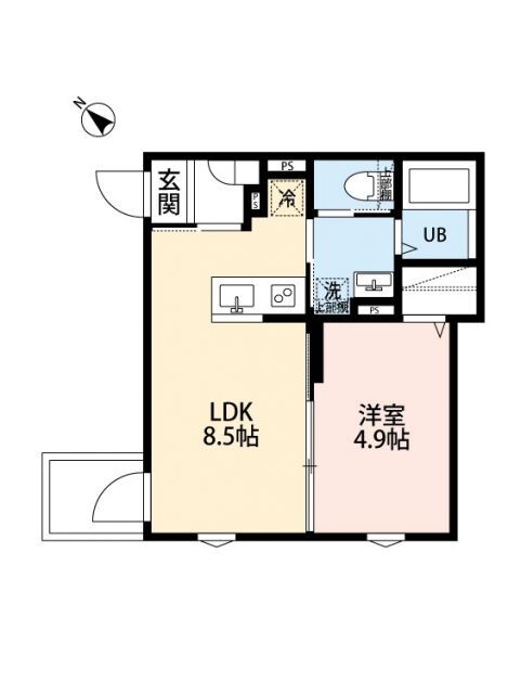 埼玉県さいたま市桜区田島８ 西浦和駅 1LDK アパート 賃貸物件詳細