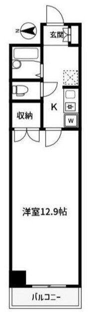 東京都港区芝３ 赤羽橋駅 1K マンション 賃貸物件詳細