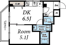 千葉県市川市本行徳 妙典駅 1DK マンション 賃貸物件詳細