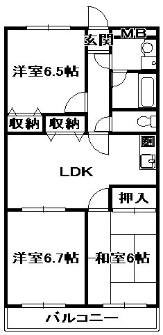 リバーコート三田 4階 3LDK 賃貸物件詳細