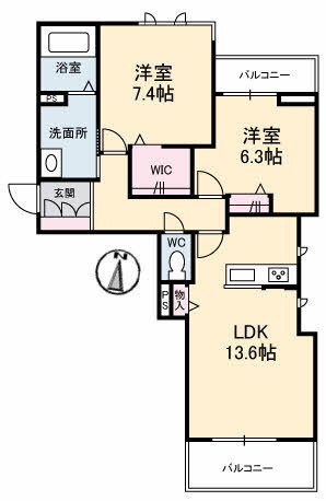 岡山県総社市駅南１ 総社駅 2LDK マンション 賃貸物件詳細