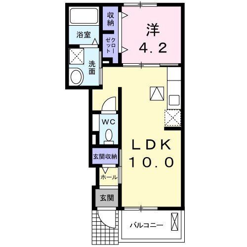 岡山県岡山市中区四御神 東岡山駅 1LDK アパート 賃貸物件詳細