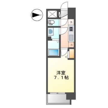 愛知県名古屋市中区橘１ 上前津駅 1K マンション 賃貸物件詳細