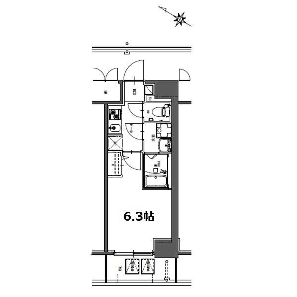 愛知県名古屋市熱田区旗屋町 熱田神宮西駅 1K マンション 賃貸物件詳細