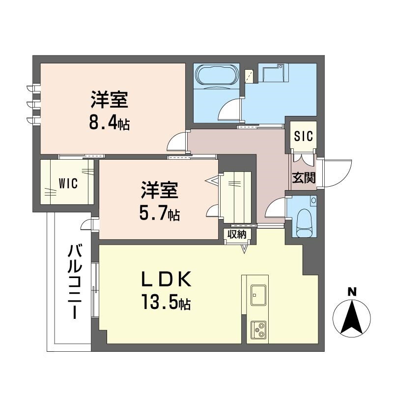 神奈川県横浜市戸塚区品濃町 東戸塚駅 2LDK マンション 賃貸物件詳細